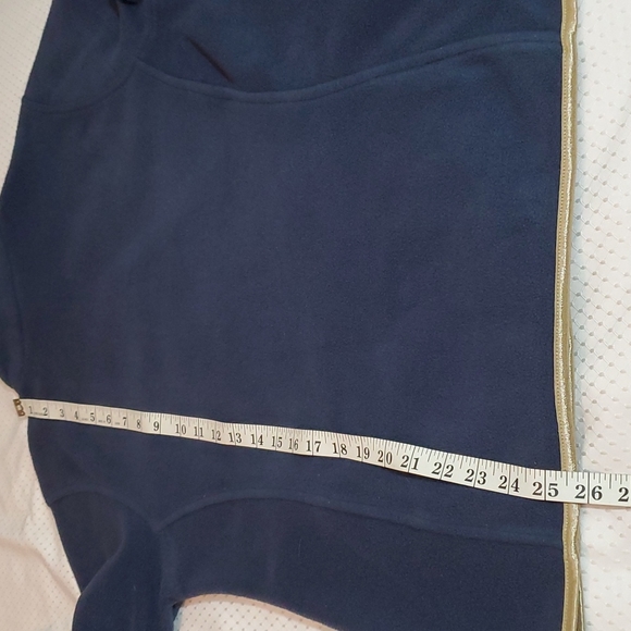 NFL for Her Blue Los Angeles Rams Quarter Zip Warm Pullover w/Gold Trim-Sz M - Picture 17 of 17